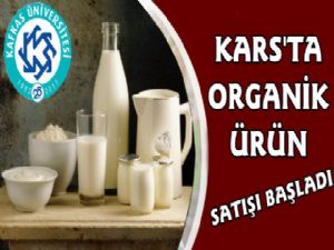 Kafkas Üniversitesi'nde Organik Gıda Satışları Başladı