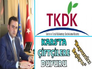 Kars TKDK'dan Çiftçilere Duyuru