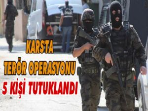 Terör Operasyonu: 5 Kişi Tutuklandı!