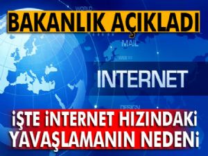 İşte internet hızındaki yavaşlamanın nedeni