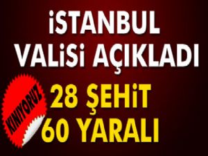 28 Şehit 60 Yaralı