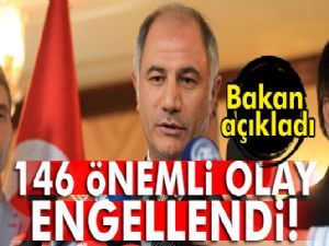 Efkan Ala: '146 önemli olay engellendi'