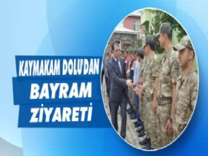 Kaymakam Dolu'dan Bayram ziyareti