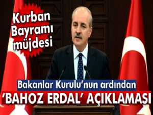 Bakanlar Kurulu'ndan Bahoz Erdal Açıklaması!