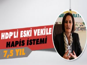 HDP Eski Kars Milletvekili Mülkiye Birtane'ye 7,5 yıl Hapis İstemi!