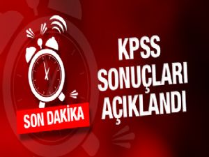 KPSS sonuçları açıklandı 