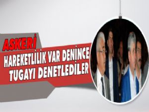 Kars'ta Askeri Hareketlilik Bilgisi Gelince Tugayı Denetlediler 