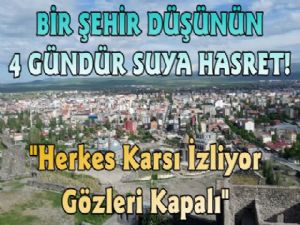 Kars'ta Su Kesintisi 4. Günde Devam Ediyor