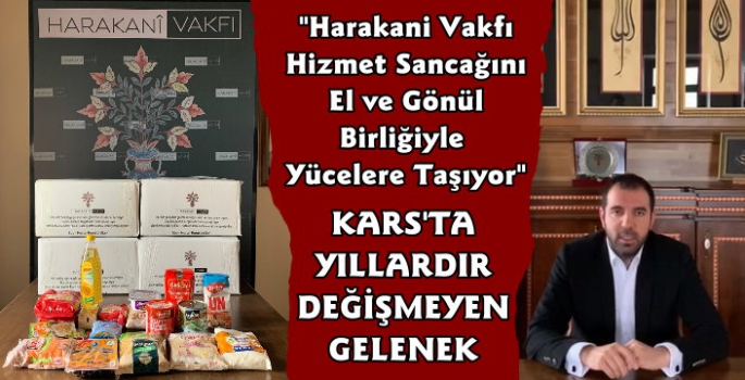 Harakani Vakfı Kars'ta Ramazan Yardımlarını Sürdürüyor