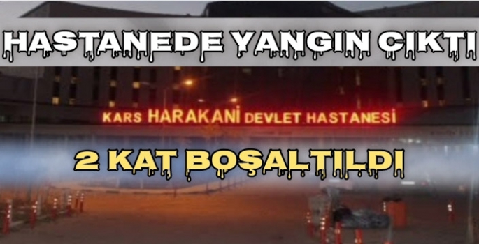 Hastanede Yangın, 2 Kat Boşaltıldı!