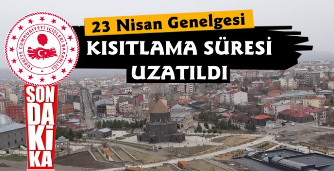 İçişleri Bakanlığı'ndan 23 Nisan Genelgesi