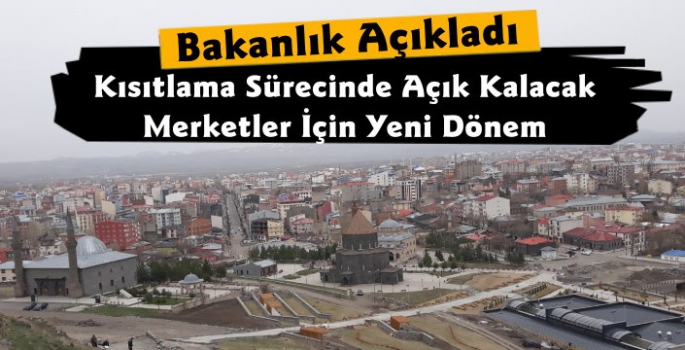 İçişleri Bakanlığı'ndan Market Genelgesi