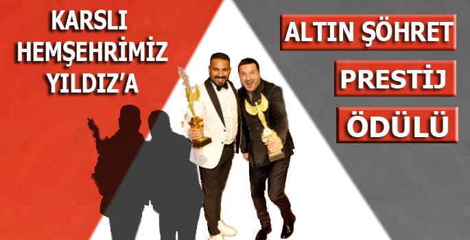 İş İnsanı Aydın Yıldız'a Altın Şöhret Prestij Ödülü