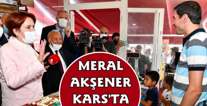 İYİ Parti Lideri Meral Akşener Kars'ta