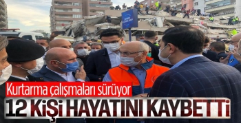 İzmir'de 6.6 Şiddetindeki Depremde Can Kaybı  12 Oldu