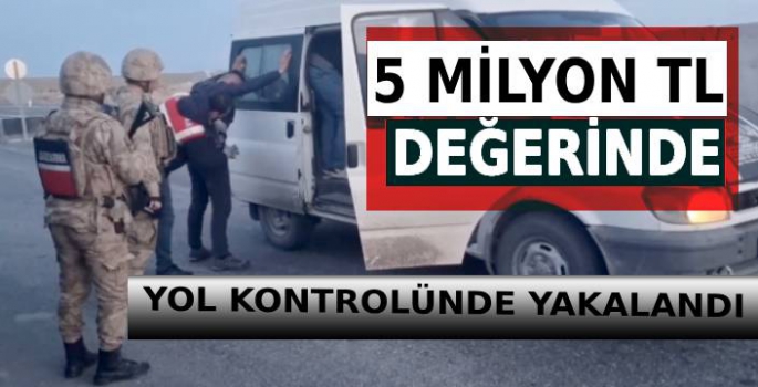 Jandarma, 5 Milyonluk Külçe Altın Ele Geçirdi