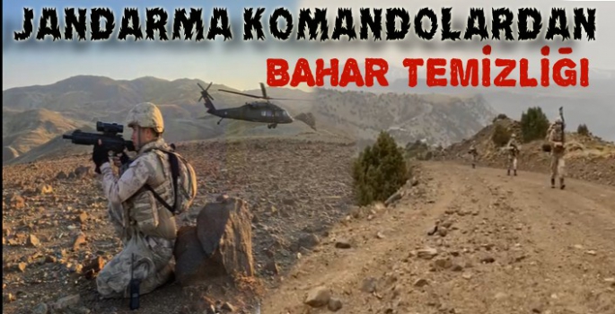 Jandarma Komandolardan Bahar Temizliği