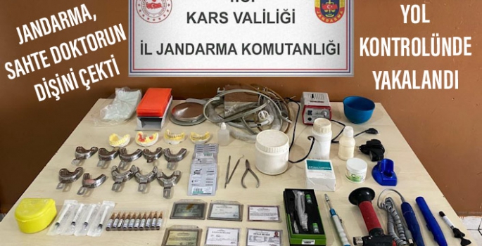 Jandarma Sahte Doktorun Dişini Çekti!