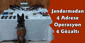 Jandarmadan 4 Adrese Operasyon