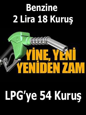 30'a ramak kaldı: Benzine 2 Lira 18 Kuruş, LPG'ye 54 Kuruş?