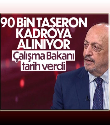90 Bin Taşerona Kadro Müjdesi