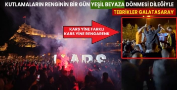 Galatasaraylı Taraftarlar Derbi Galibiyeti ve Şampiyonluğu Kutladı