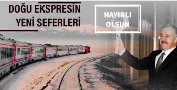 Kars-Erzurum Turistik Ekspresi hayırlı olsun