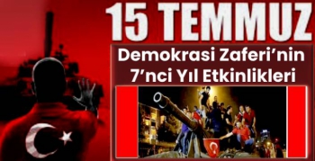 Kars'ta Demokrasi Zaferi'nin 7'nci Yıl Etkinlikleri