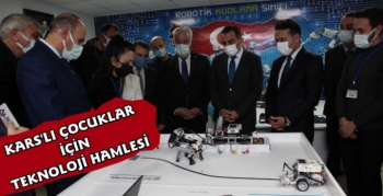 Kars'ta Robotik Beyinler Laboratuvarı Açıldı
