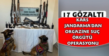 Kars'ta Suç Örgütüne Operasyon 17 Gözaltı