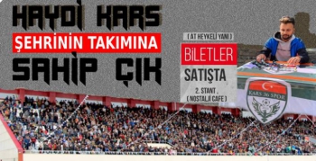 Kars36spor'da Kupa Heyecanı: Biletler Satışta