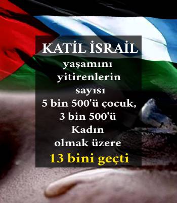 Katil İsrail Katliama Devam Ediyor