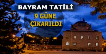 Kurban Bayramı Tatili de Zamlandı