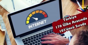 Türkiye İnternet Hızında 170 Ülke Arasında 103'üncü Sırada