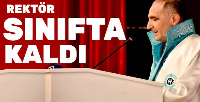Kafkas Üniversitesi Rektörü Kapu, Sınıfta Kaldı!