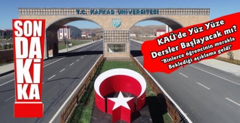 Kafkas Üniversitesi Yeni Eğitim Döneminin  Nasıl Olacağını Açıkladı 