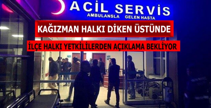 Kağızman'da İlçe Halkının Endişeli Bekleyişi