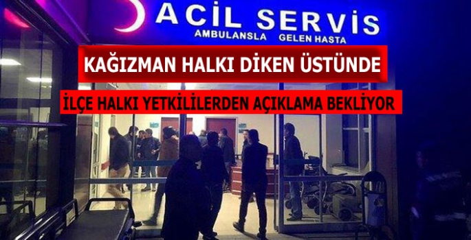 Kağızman'da İlçe Halkının Endişeli Bekleyişi