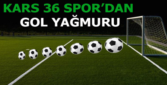 Kars 36 Spor'dan Gol Yağmuru