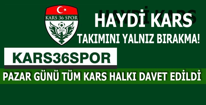 Kars 36 Spor Kulübünden Maça Davet