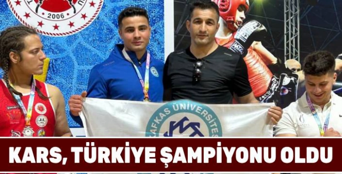 Kars'a Şampiyonluk Gururu! Kafkas Üniversitesi Türkiye Şampiyonu Çıkardı