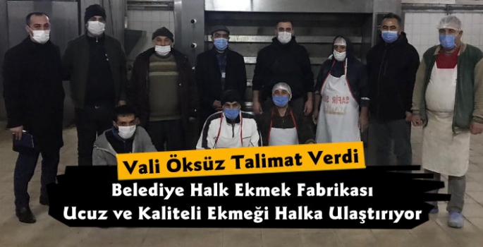 Kars Belediyesi Halk Ekmek Fabrikası Kaliteli ve Ucuz Ekmeği Halka Ulaştırıyor