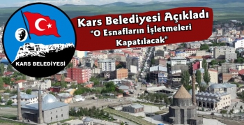 Kars Belediyesi Kaldırımları İşgal Eden Esnaflara Yaptırım Uygulayacak