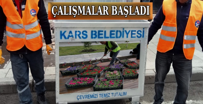 Kars Belediyesi'nde Çalışmalar Başladı