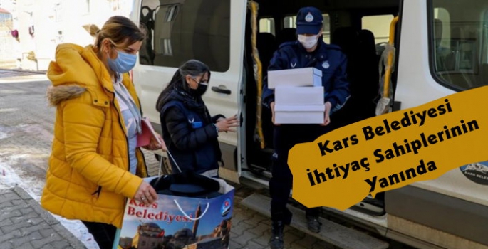 Kars Belediyesi'nin Sosyal Yardımları Devam Ediyor