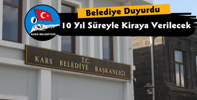 Kars Belediyesi Reklam Panolarını Kiraya Verecek