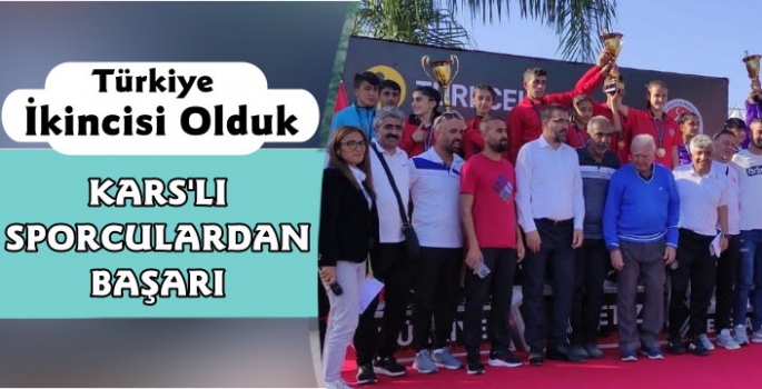 Kars Belediyesi Sporcuları Türkiye İkincisi Oldu