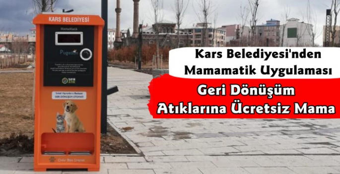 Kars Belediyesinden Mamamatik Uygulaması