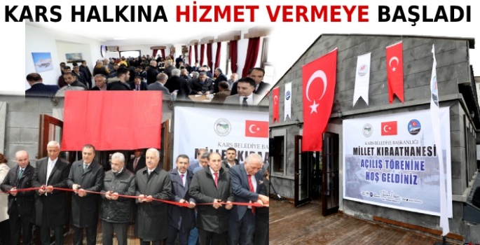 Kars Halkına Hizmet Vermeye Başladı