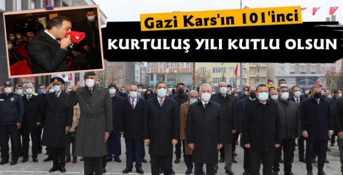 Kars'ın Düşman İşgalinden Kurtuluşunun 101. Yılı Kutlanıyor